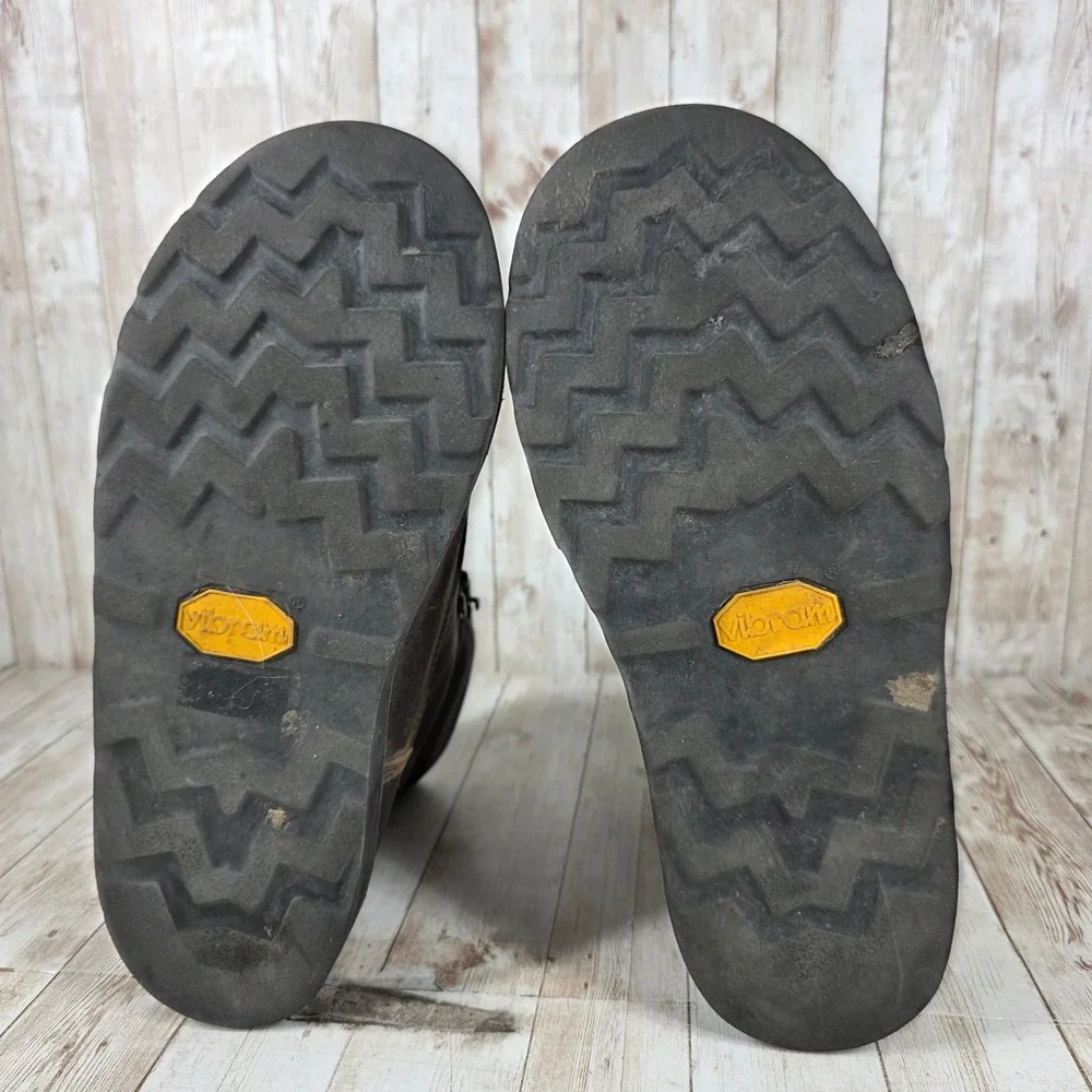 Cabelas‎ Mens Work Boots Size 8 1/2 EE Brown Leather Lace Up Vibram Sole
